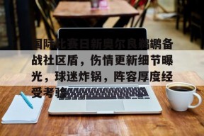 爱游戏权威站点-国际比赛日新奥尔良鹈鹕备战社区盾，伤情更新细节曝光，球迷炸锅，阵容厚度经受考验的简单介绍